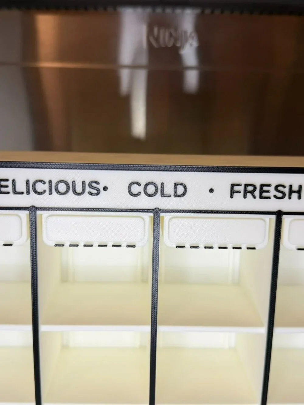 Mini Brands Fill the Fridge Compatible Shelf | 3D Printed Grocery Display Shelf